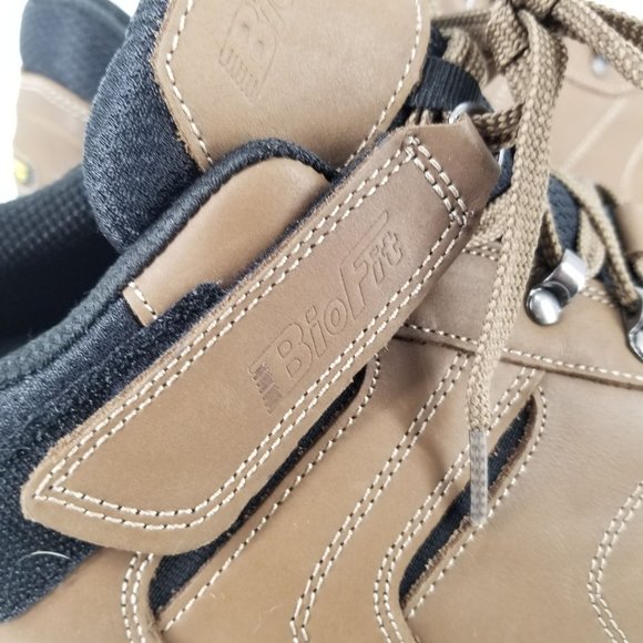 Bio Fit Ortho Feet Walking Shoe Brown 14 Leather Comfort XX Wide Adjustable Lace - Picture 11 of 14